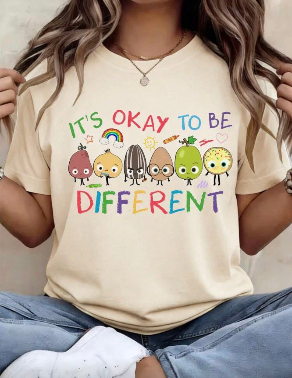 It’s ok to be different t-shirt