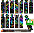 Halloween scratch art