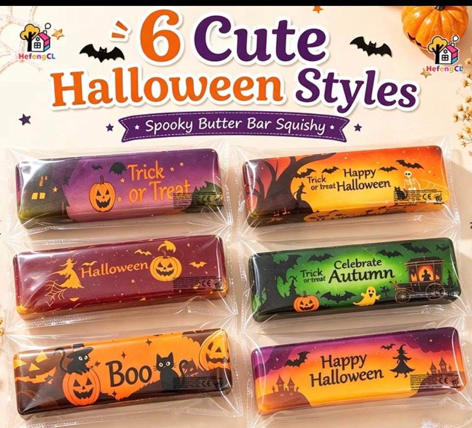 Halloween squishys 6pc