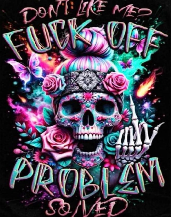 Skull diamond art