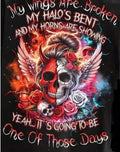 Devil skull diamond art