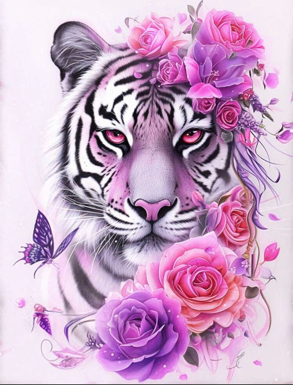 Tiger diamond art