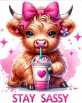 Sassy cow diamond art