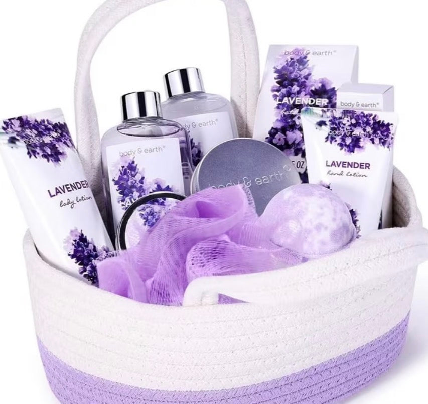 Body spa set in lavender