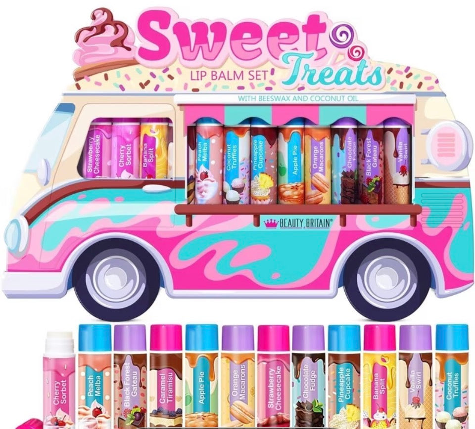 12pc lip balm set