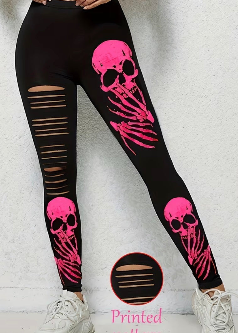 Skull leggings