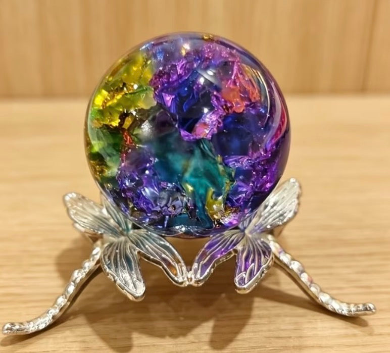 Crystal ball with stand