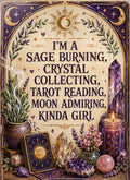 Wooden witch printed sign