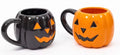 2pc Halloween pumpkin mugs