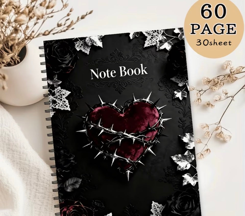 Gothic thorn notebook