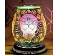 Aroma Lamp Oil Burner Warmer Wax Melter 3D Skull