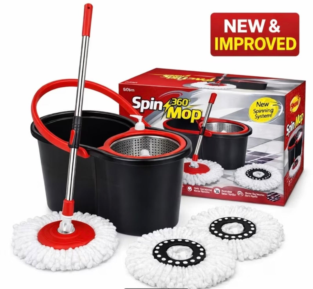 360° Spin Mop & Bucket Set with Wringer 2