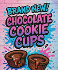 3x Chocolate Cookie Cups