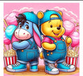 Bear & Donkey diamond art