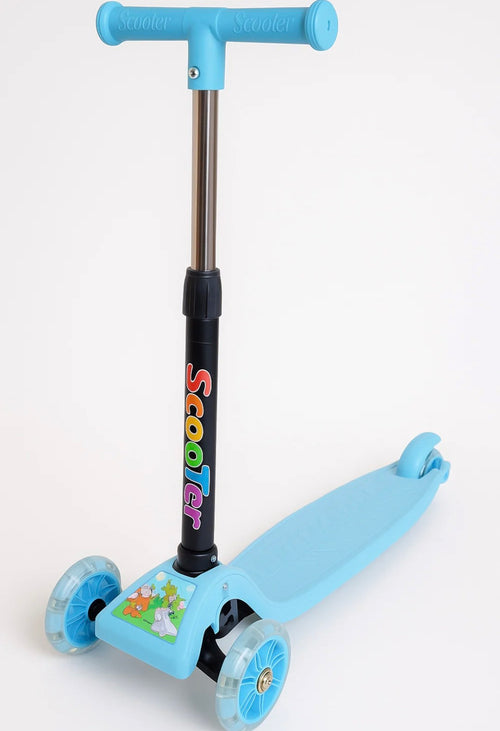 3-Wheeler Kids Scooter with led light-up wheels-Adjustable