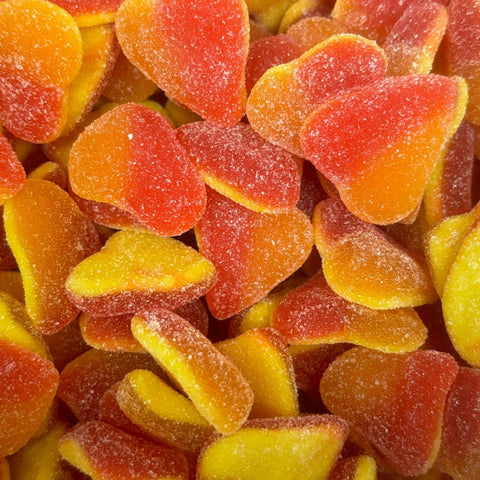 Fizzy Peach Hearts 100g