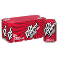 Dr Pepper Zero 8 x 330ml Cans
