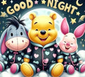 Bear,Donkey & Piggy diamond art