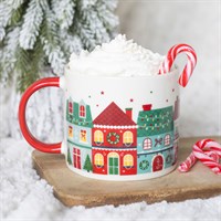 Christmas Street Print Mug