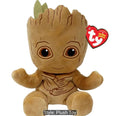 TY Original Beanie Babies Collection Marvel Groot 18cm Soft Plush Toy