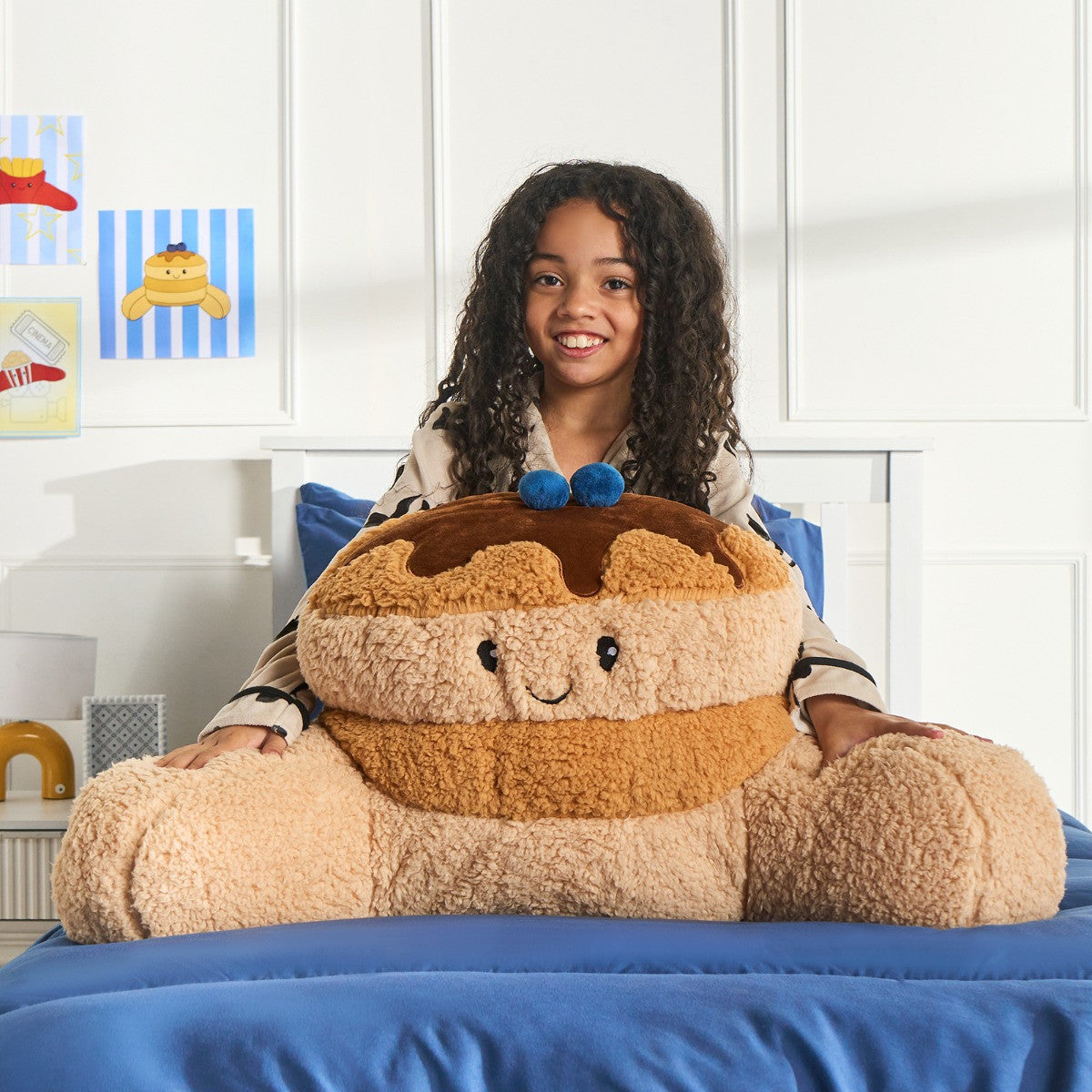 Maple The Blueberry Pancake Cuddle Cushion - Natural