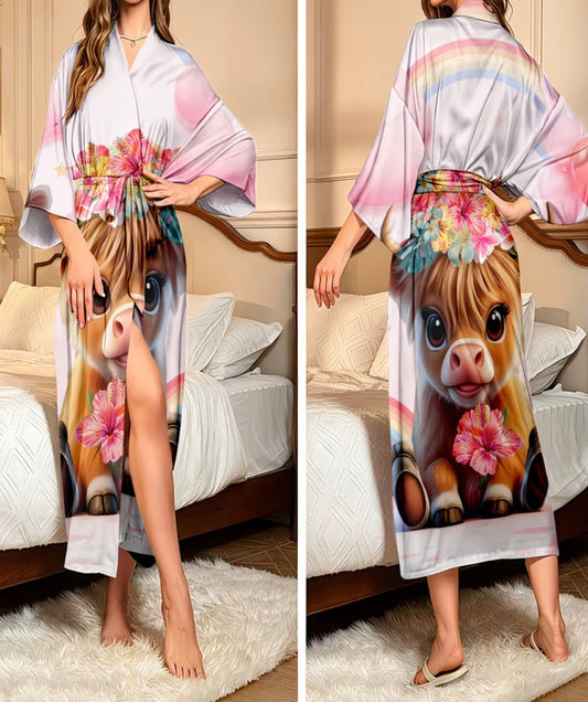 HighLand Cow Dressing Gown