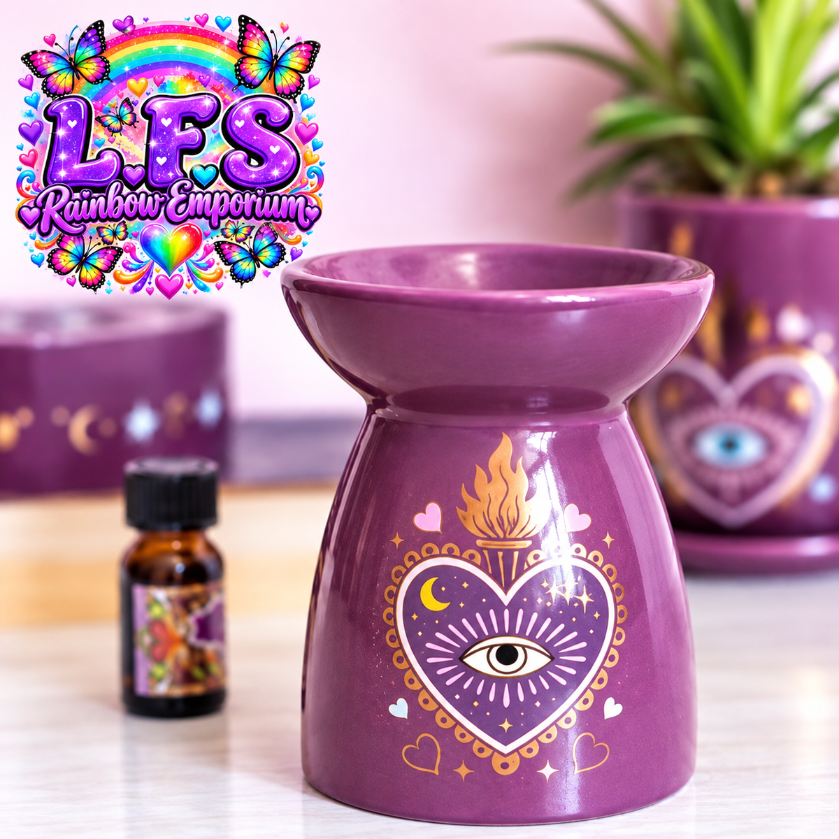 Sacred Sight Heart Oil Burner