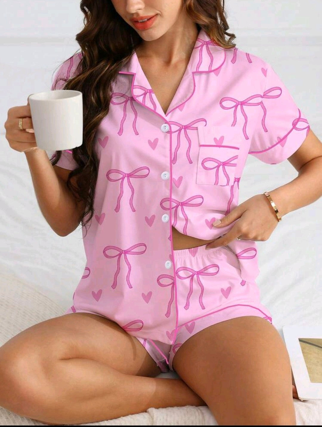 2pcs Women Pajama Set
