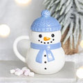 Winter Snowman Lidded Mug