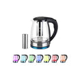 1.8L Corded Glass Kettle With 7 Color LED Lights