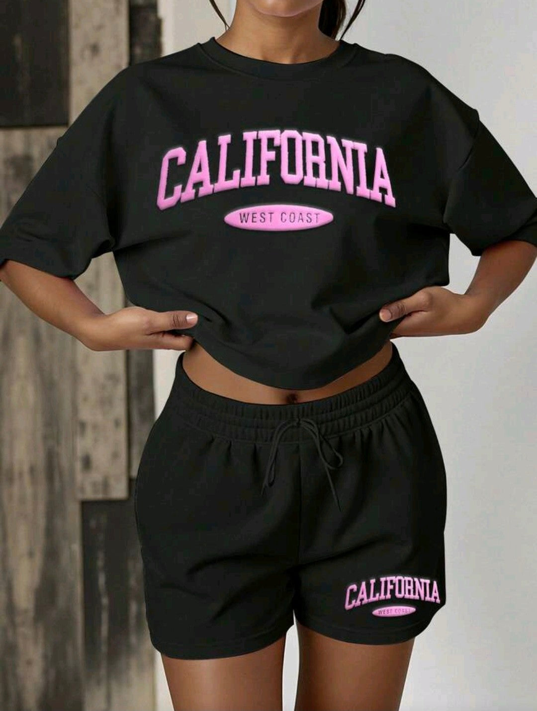 2pcs/Set Plus Size Women Casual Fashion