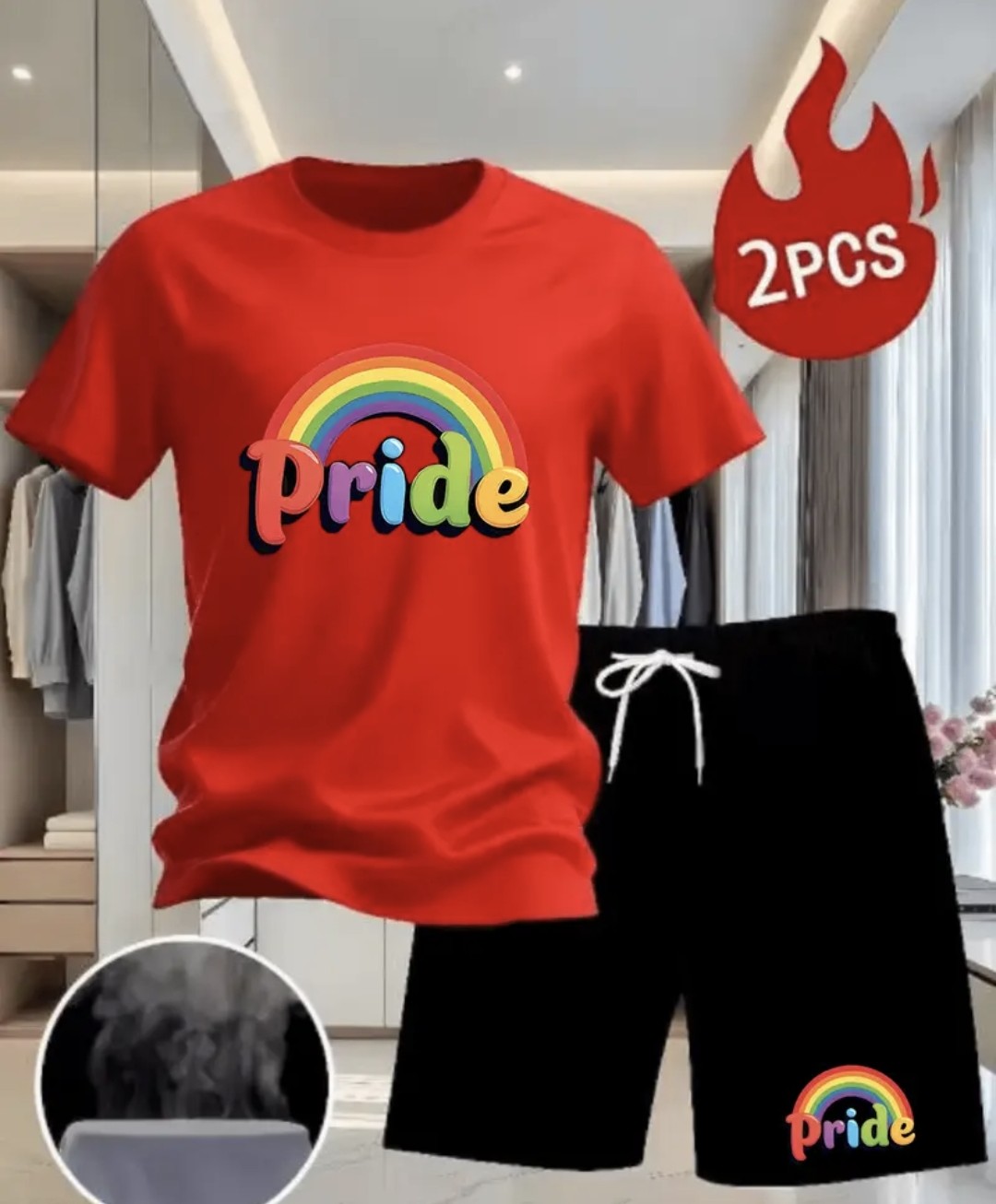 LGBTQ+ t-shirt with Shorts
