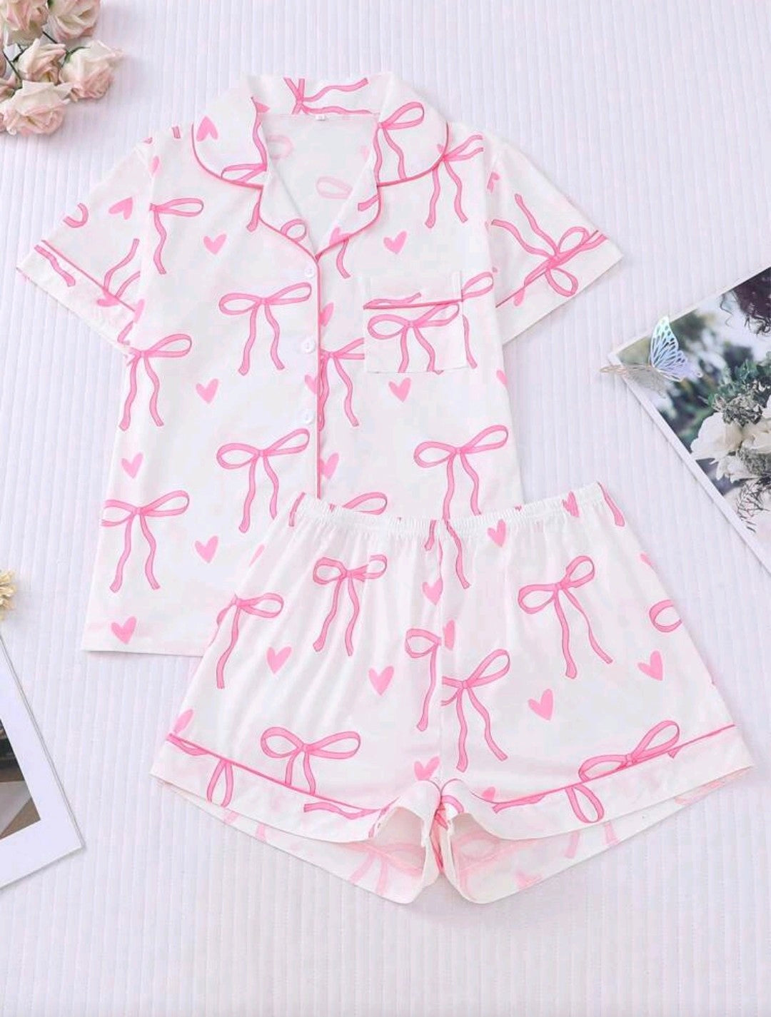 2pcs Women Pajama Set