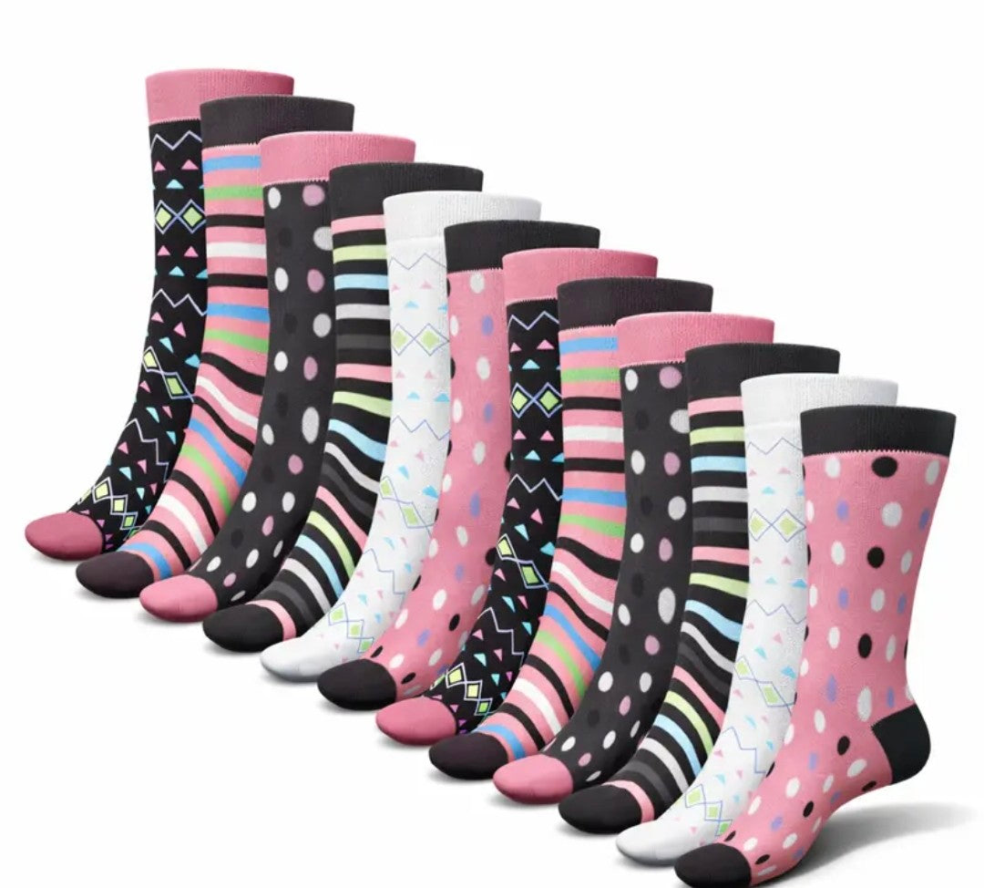 12 Pack Womens Socks Size 4-7