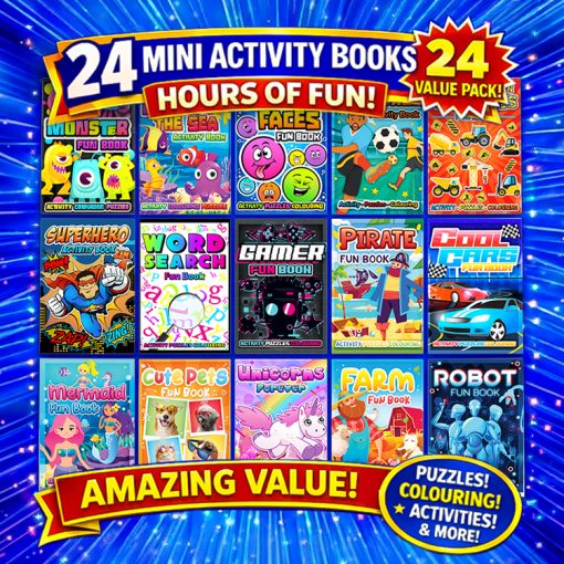 Bumper Mini Activity Book Mix ( 24 Books )