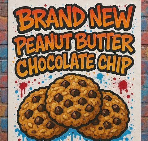 3x Peanut Butter Oatmeal Chocolate Chip Cookie