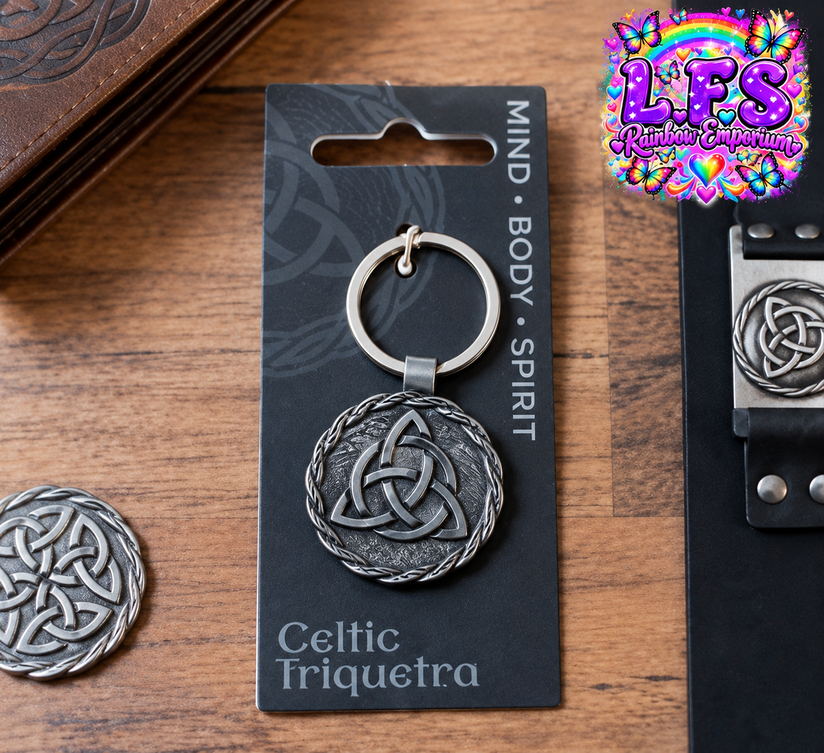 Celtic Triquetra Knot Keyring
