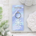 Snow Day Snowflake Keyring