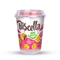 3x Biscella Mini Biscuits with Strawberry Filling Tub 125g