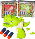 Jurasic Beasts Dino Soft Dart Gun Blaster, by A to Z Toys, Assorted Picked At Ra
