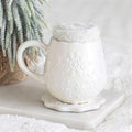 Iridescent Snowflake Mug, Coaster and Socks Set
