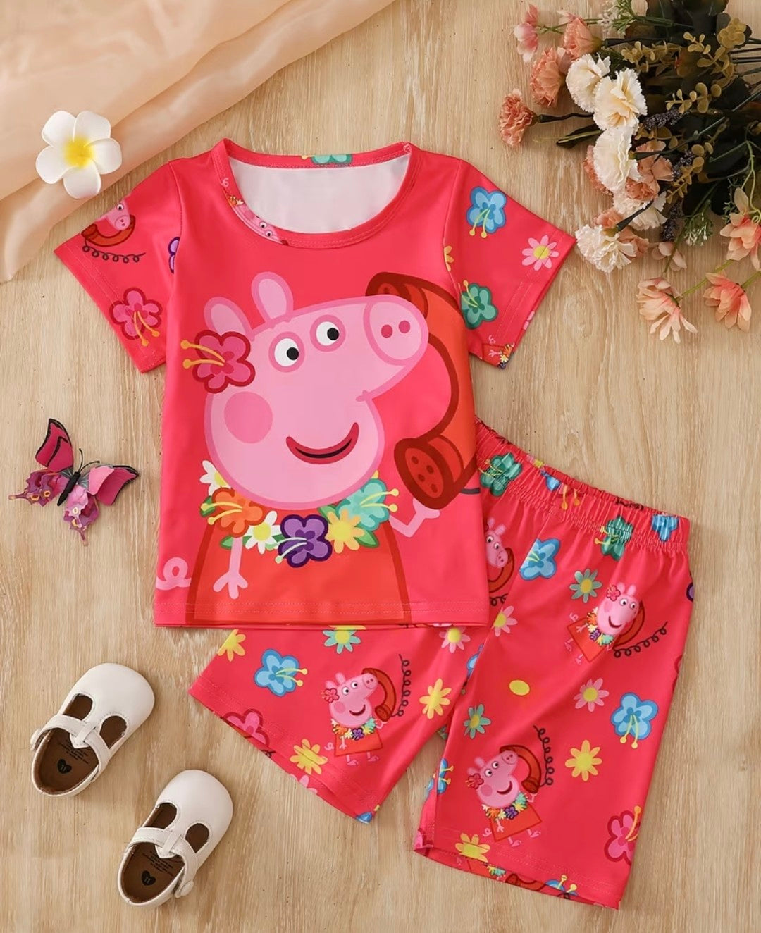 Kids Pepper pig summer pjs