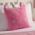 Kids Character Unicorn Boucle Filled Cushion - Pink