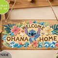 Blue Alein Hanging Plaque