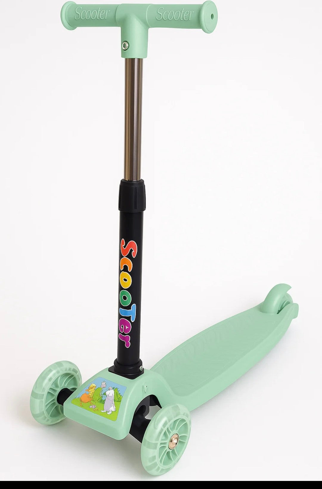 3-Wheeler Kids Scooter with led light-up wheels-Adjustable