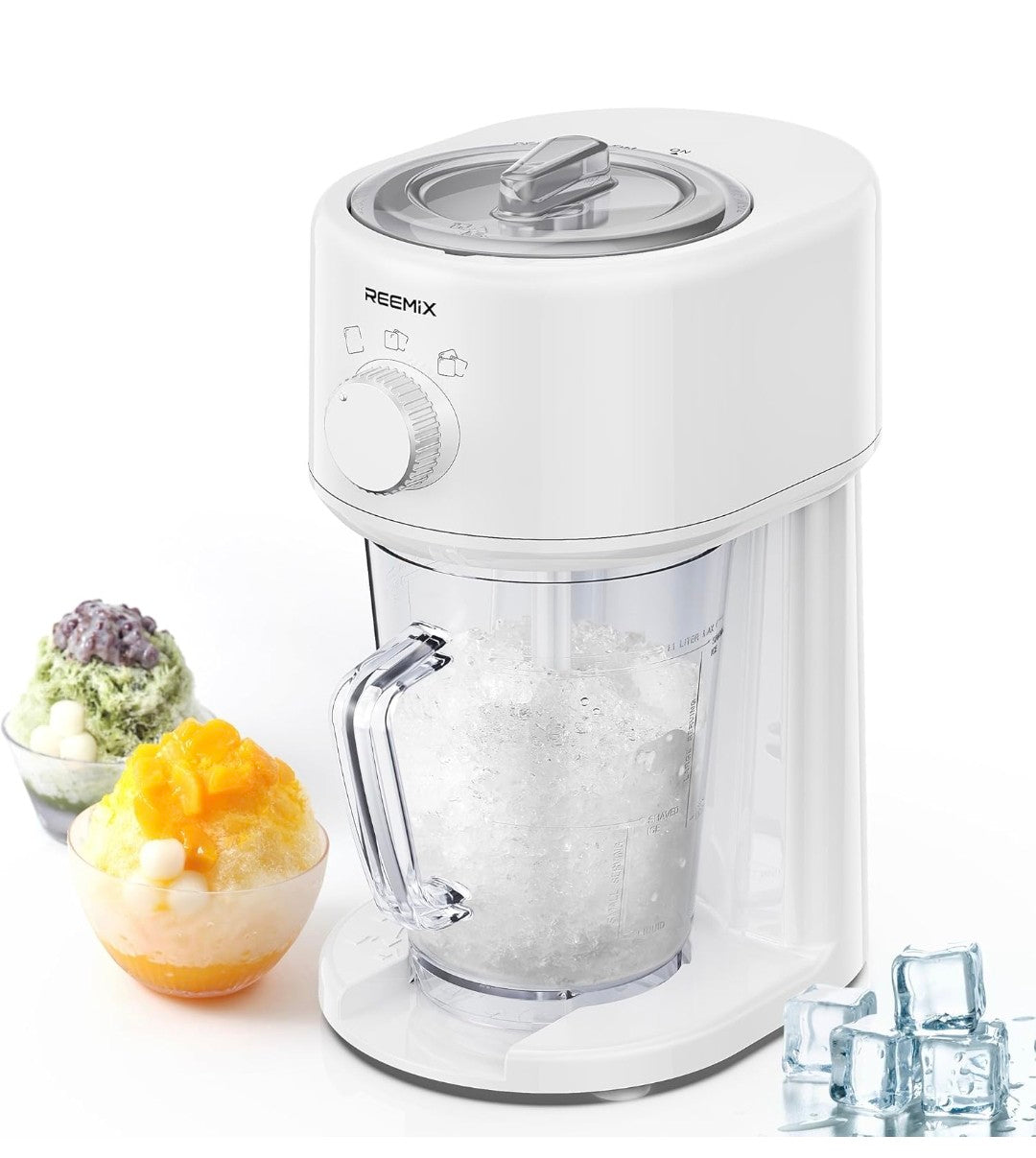 Electric Ice Crusher, Slushy Maker Ice Shaver with Removable Jug for Blending Slushies, Ice Crushing Machine
