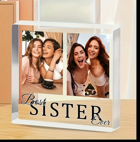 Personiled Best Sister Ever Photo Block