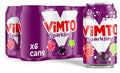 Vimto Fizzy Fruit Juice Drink – Blackcurrant, Grape & Raspberry – 6 x 330ml Cans